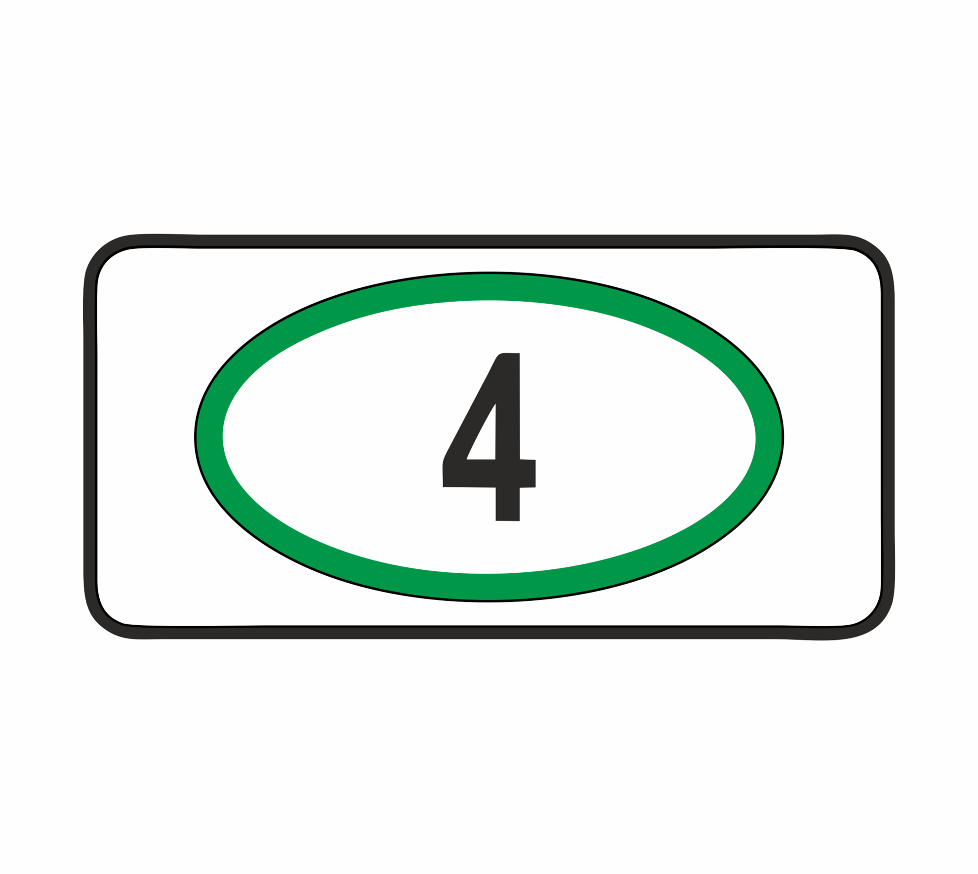 Знак 8.25 Экологический класс транспортного средства